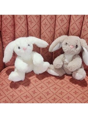 Bearington Collection Lil' Boomer & Lil' Whiskers Bunny lot of 2